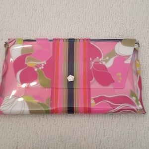 Trina Turk pink floral cluth